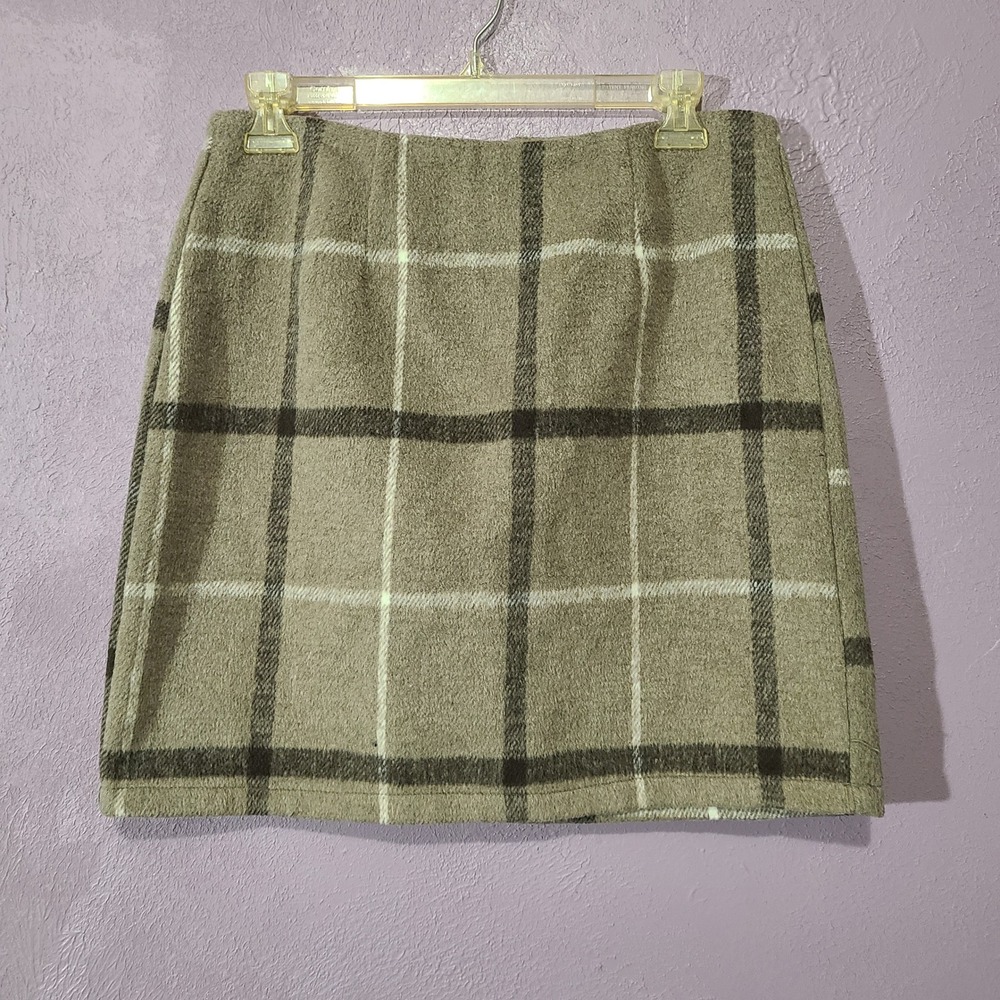 Potter's Pot Fuzzy Soft Plaid Women's Mini Skirt M‎